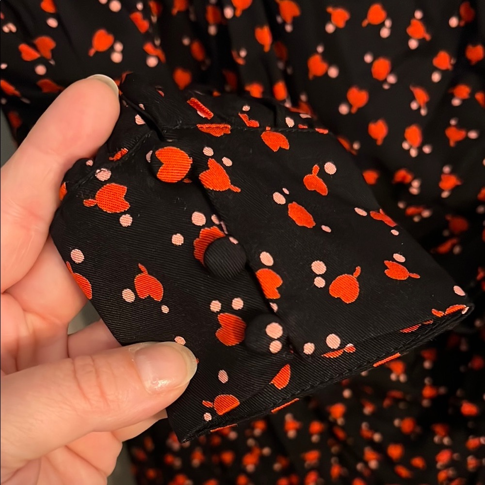 Boden Floral Black Dress NWT - Picture 3 of 5